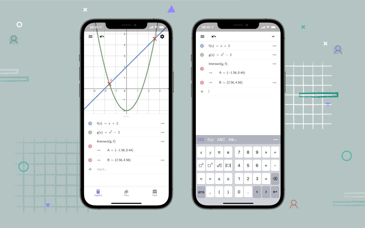 geogebra's tweet image. New Full Screen Layout - all GeoGebra Apps now have a shiny new layout with a full screen option for the Algebra View! Try it on geogebra.org/calculator 🎉