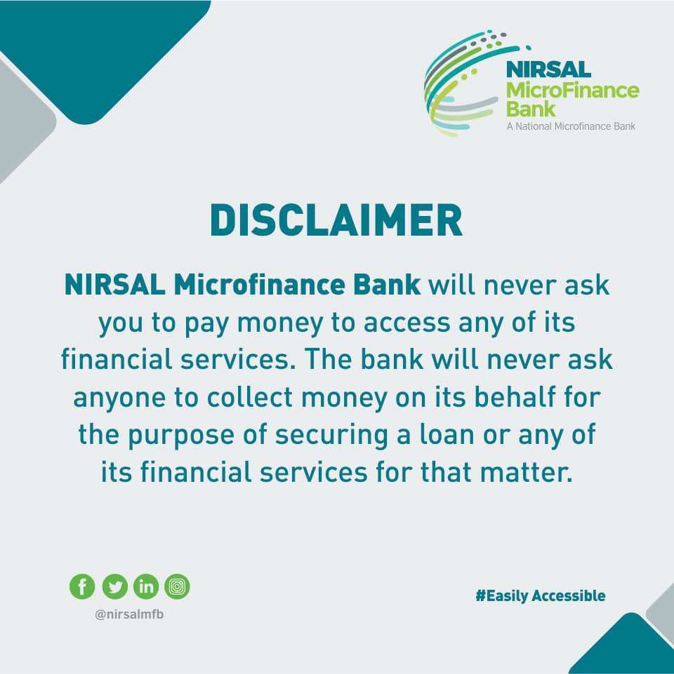 NirsalMFB's tweet photo. Please Be Guided #NMFBCares https://t.co/BP49bANddD