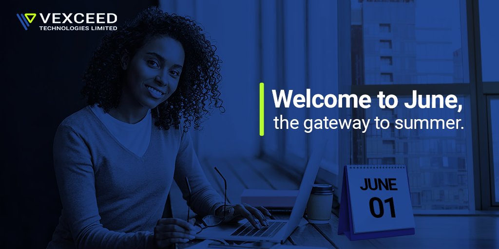 vexceedtech's tweet photo. A new month is here. Get ready for great harvest. Get ready for prosperity. It shall be well with you. Happy new month everyone!β
#vexceed #digitalmarketing #happynewmonth #june #newmonth #makeitcount #newmonthvibes https://t.co/CpgZrx8emY