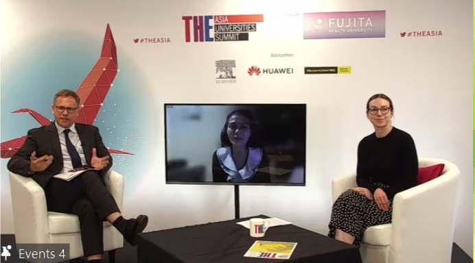 THEeventsglobal's tweet photo. Excellent questions coming in at our #WSSnetwork talk at #THEasia. Do not miss out on your chance to receive guidance on how your institution can improve within the #THEUniRankings and best utilise the #WSSnetwork. https://t.co/UulBQeVtyQ https://t.co/Z8yeBnoDaM