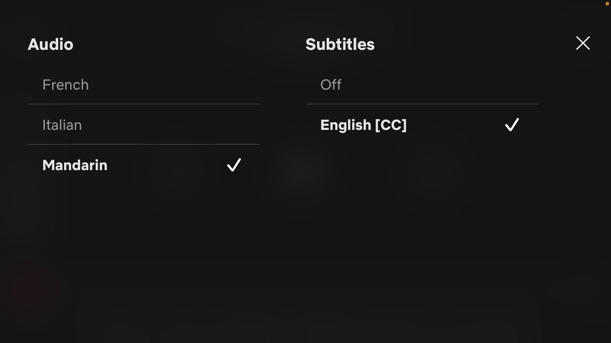 EvilMonkley's tweet photo. @NetflixUK any reason these are the only language options for Peter rabbit series 2 https://t.co/4jxUfzQnuk
