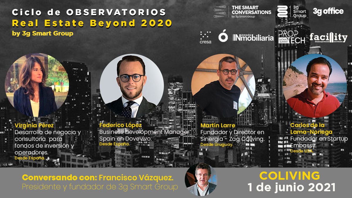 ⏰➡️JORNADA DE #COLIVING a las 17:00 hora española. 

¡Conéctate!  👇
thesmartconversations.com/observatorio-r…

#TheSmartConversations #tendencias
#futuretrends #REBeyond2020