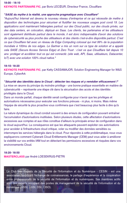 INCYBER_Europe's tweet photo. [#VirtualFIC]
Le Virtual @FIC_eu c'est aujourd'hui ! 🚀

Rendez-vous à partir 16h30 pour cette première journée sur le thème des "game changers" en partenariat avec @CESIN_France  💪

Inscrivez-vous maintenant, petit temps d'installation à prévoir 😉 👉https://t.co/S5kjkPZ3rj https://t.co/dgmFoPnEmc