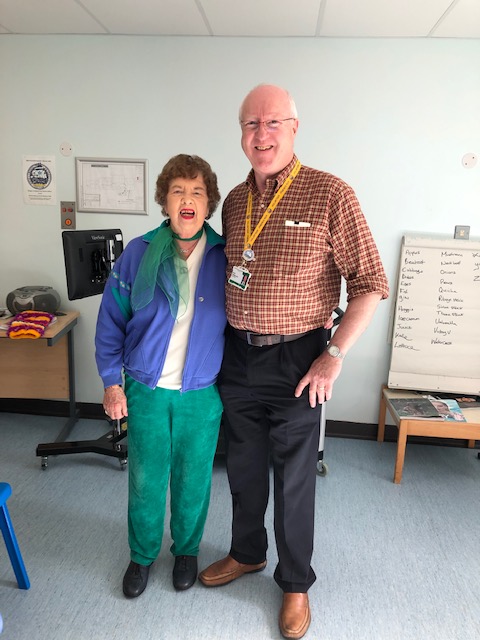 Pat and David, volunteers from West Cornwall Hospital  #VolunteersWeek2021 #thankyou
