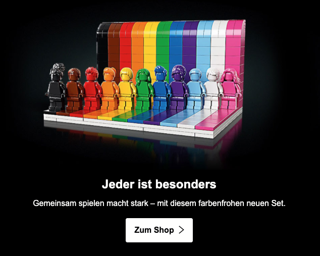 Da hätte jetzt sogar ich gegendert. Aber natürlich sind die alle mitgemeint. <a href="/LEGO_Group/">LEGO</a>