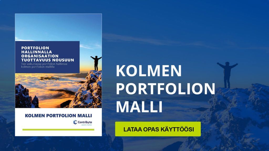 Kauppalehdessä Contribyten artikkeli Kolmen portfolion mallista. Kasvatatteko ameebaa vai selkärankaa organisaatiossanne? Lue lisää.
buff.ly/3oVSGGK