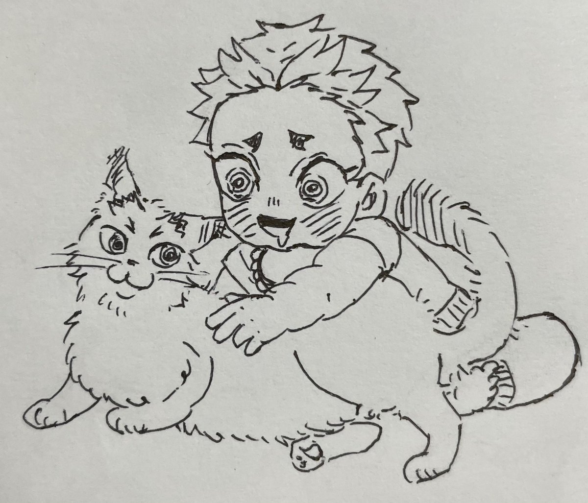 仕事おわおわおわり…
これは休憩中や息抜きの時に描いた落書き 