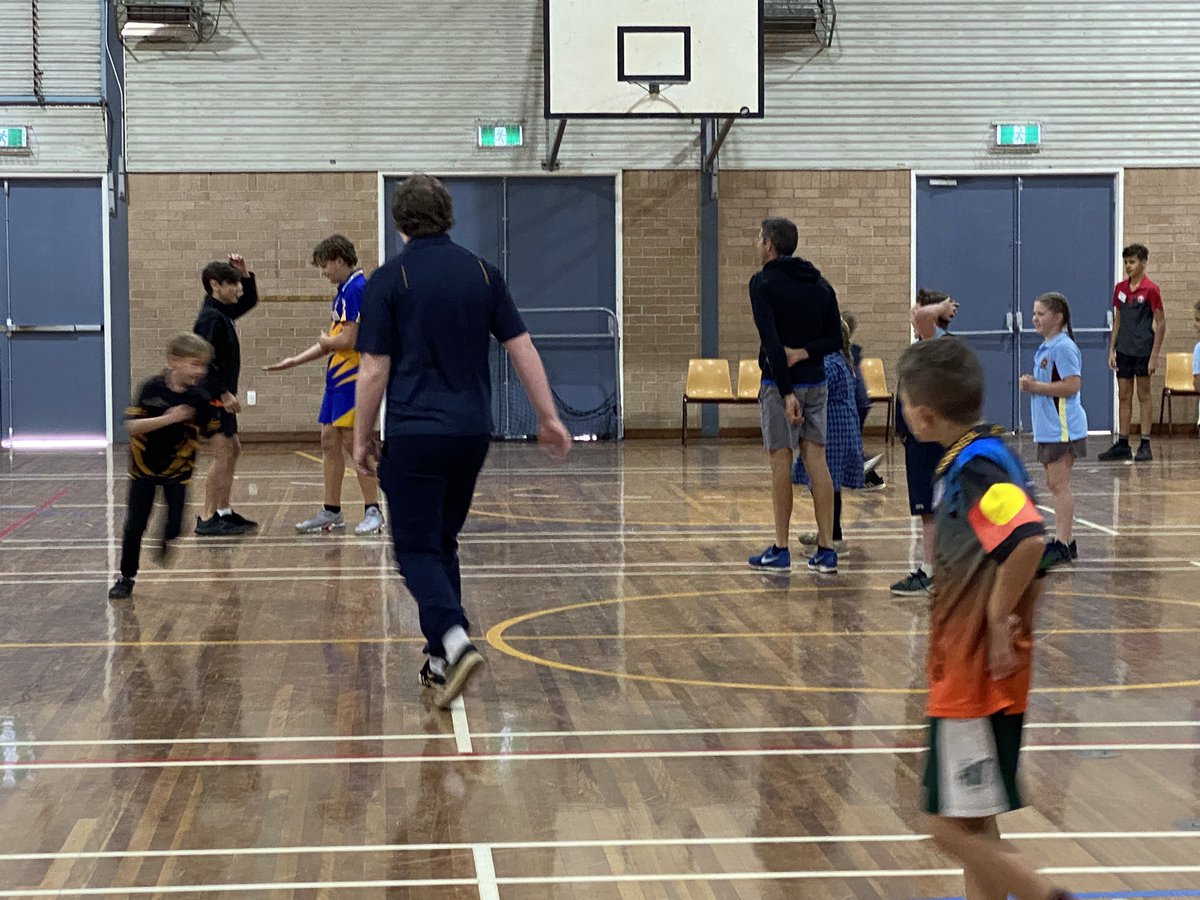 Got my event mojo on today with 14 schools, 74 students, 19 teacher and 1 coco (therapy dog) for our AET/ JAECG Leadership Day.
Networking, Art, Mural Design &amp; Indigenous Games were on the agenda then we threw in our push up challenge supporting #suicideprevention
#headspace