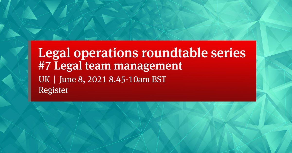 This session will focus on legal team management, and will consider the importance of regularly assessing skills and competencies within your team to support effective work allocation and eliminate skills gaps. Register now. #LegalOps #NRFTransform ow.ly/u9rY50EZNZg