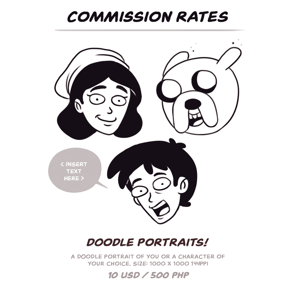 jesiecastro's tweet photo. Hello Everyone! My mom is currently in the ICU for Covid Treatment, so I'm doing emergency commissions for ✨Doodle Portraits✨ Please DM me here or email me at jesiecastro@gmail if you're interested. Thank you so much and ingat kayo lagi! 🙏 https://t.co/5NC2n93dxo