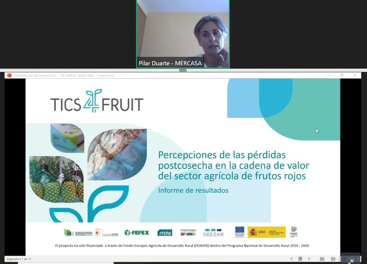 Mercasa_mercas's tweet photo. El proyecto #TICS4FRUIT ha analizado la cadena de valor de #frutasyhortalizas junto con los diferentes eslabones que la componen y su percepción de las pérdidas 🍆
El uso de #TICs es favorable entre los profesionales como solución para las mermas y el control de calidad 📲🫐🍒🥕 https://t.co/AqPHG2ej1e