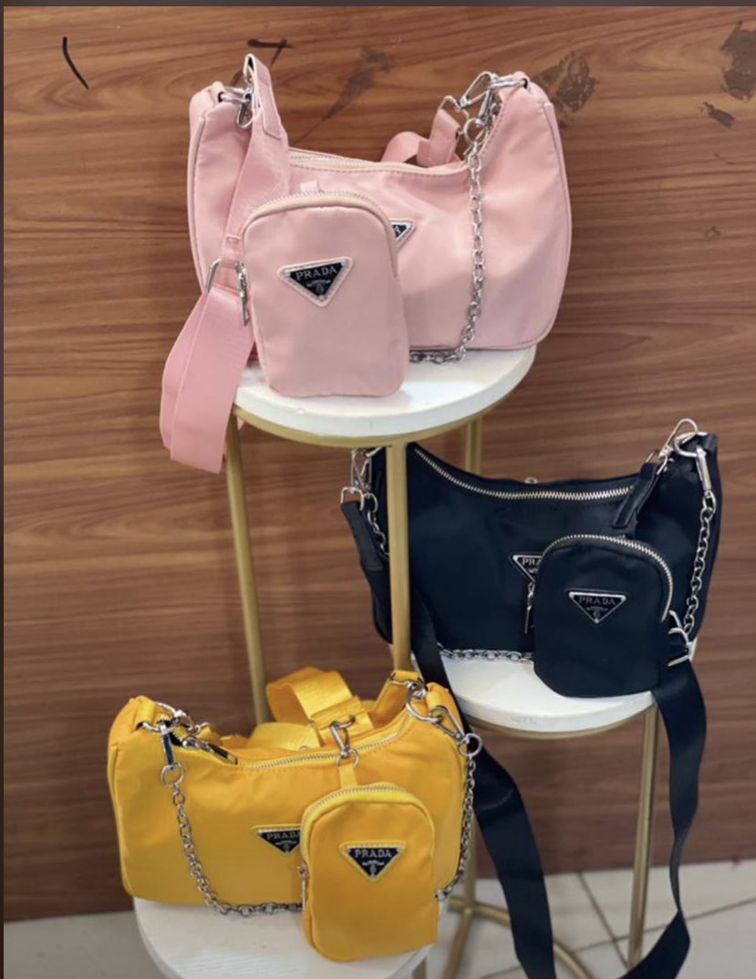 pursifiedbyTray's tweet photo. Prada Reduced from 110ghc to 90ghc. Available in other colours. Kindly retweet and like for others to see. Promo ends 4pm. https://t.co/Wz32LSLsZt
