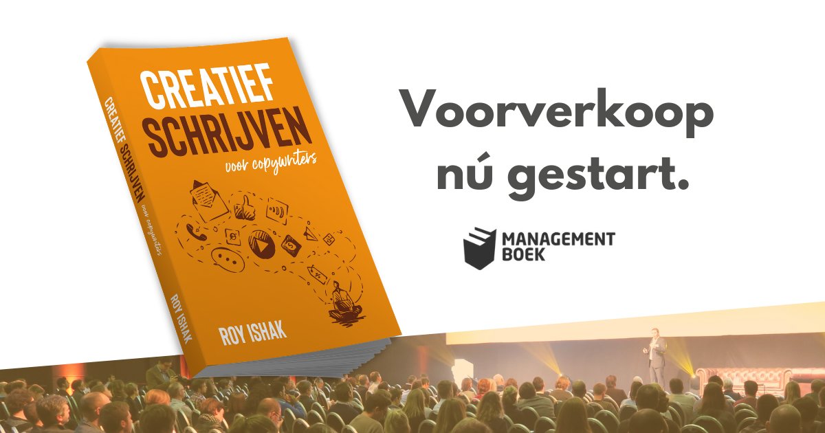 Lezen klanten je copy van A tot Z of van A tot ZZzZzz? In dit langverwachte boek onthult #copywriter <a href="/royishak/">Roy Ishak</a> zijn trukendoos voor creatieve teksten. Reserveer dit boek → managementboek.nl/boek/978908314… #creatiefschrijven #boek #adv