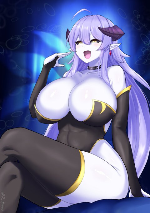 どことはいわないがとにかくでかい悪魔娘
#オリジナル #創作 