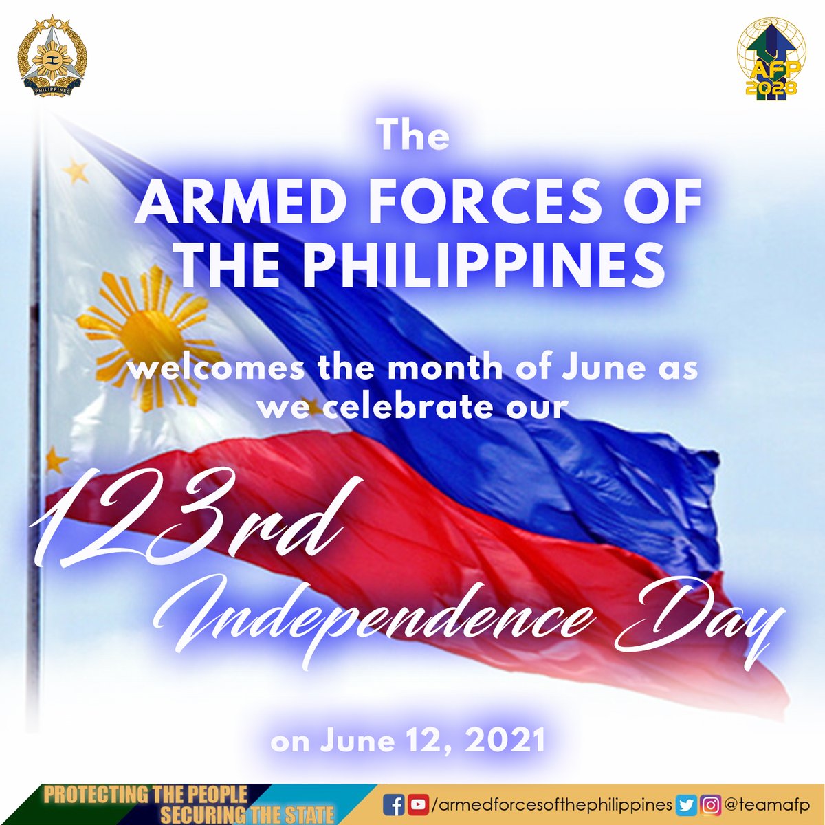Armed Forces Of The Philippines The Armed Forces Of The Philippines Welcomes The Month Of June As We Celebrate Our 123rd Independence Day On June 12 21 Afpyoucantrust T Co 9k604ywls9