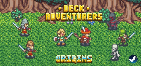 Ya está disponible el primer capítulo en #Steam : DECK ADVENTURERS ORIGINS 
Conoce a los héroes del valle, gestiona tu mazo, mejora tus cartas y acaba con los terribles enemigos.

store.steampowered.com/app/1522470

#juegosindie #devsfromspain #pixelart #juegodecartas  #videojuegos