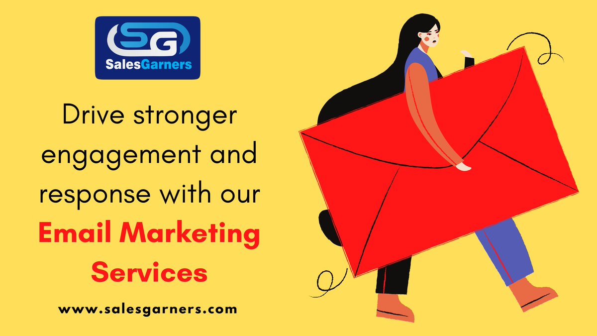 salesgarners's tweet photo. Drive stronger engagement and response with our Email Marketing Services

Contact us now: https://t.co/ePjguUdI0H

#SalesGarners
#Marketing #EmailMarketing #Email #emailsecurity #mail #marketingdigital #marketingagency #growth #marketingagency #BusinessStrategy #GrowthHacking https://t.co/nXsR85aCdZ
