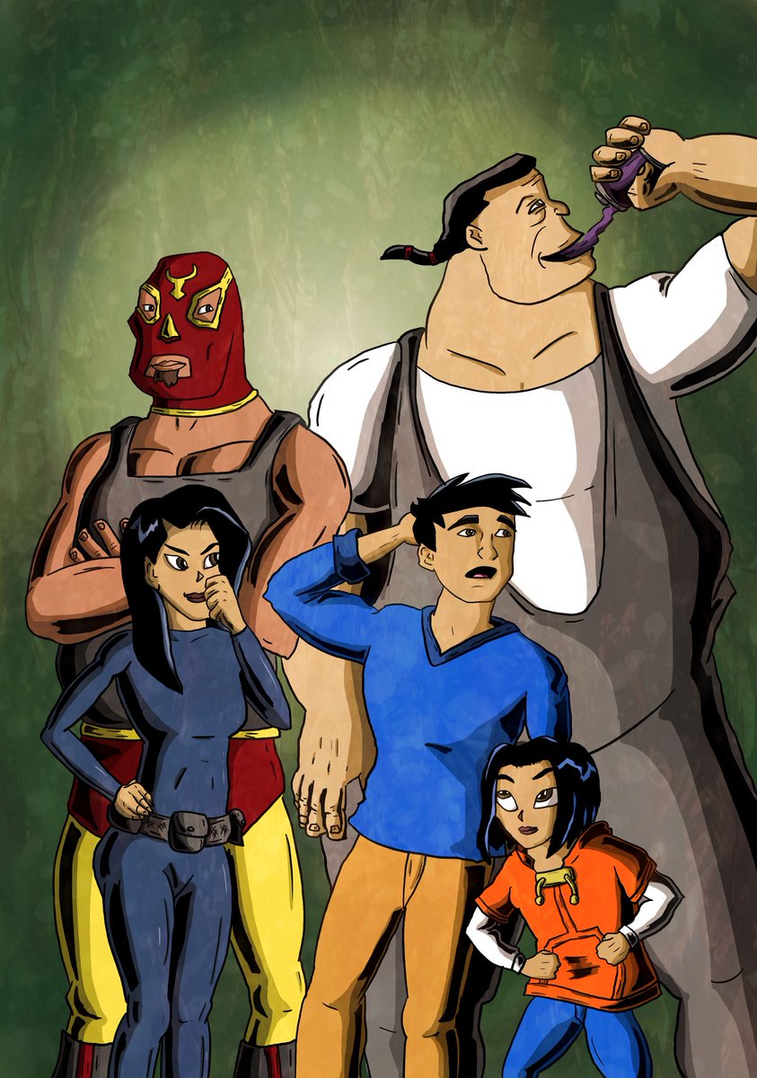 Craig Holland Ah Jackie Chan Adventures Been Wanting To Draw The J Team For Quite Some Time Now Jackiechan Jackiechanadventures Kidswb Eltorofuerte Viper Jade Tohru Grapesoda Jteam Affinityphoto Madeinaffinity Digitalart