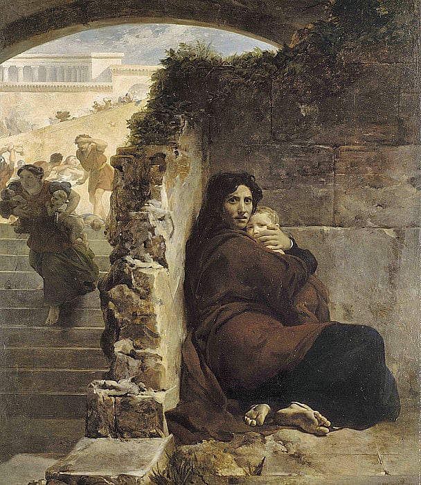 CIassicArts's tweet image. 'The Massacre of the Innocents' by French painter Léon Cogniet (1824)