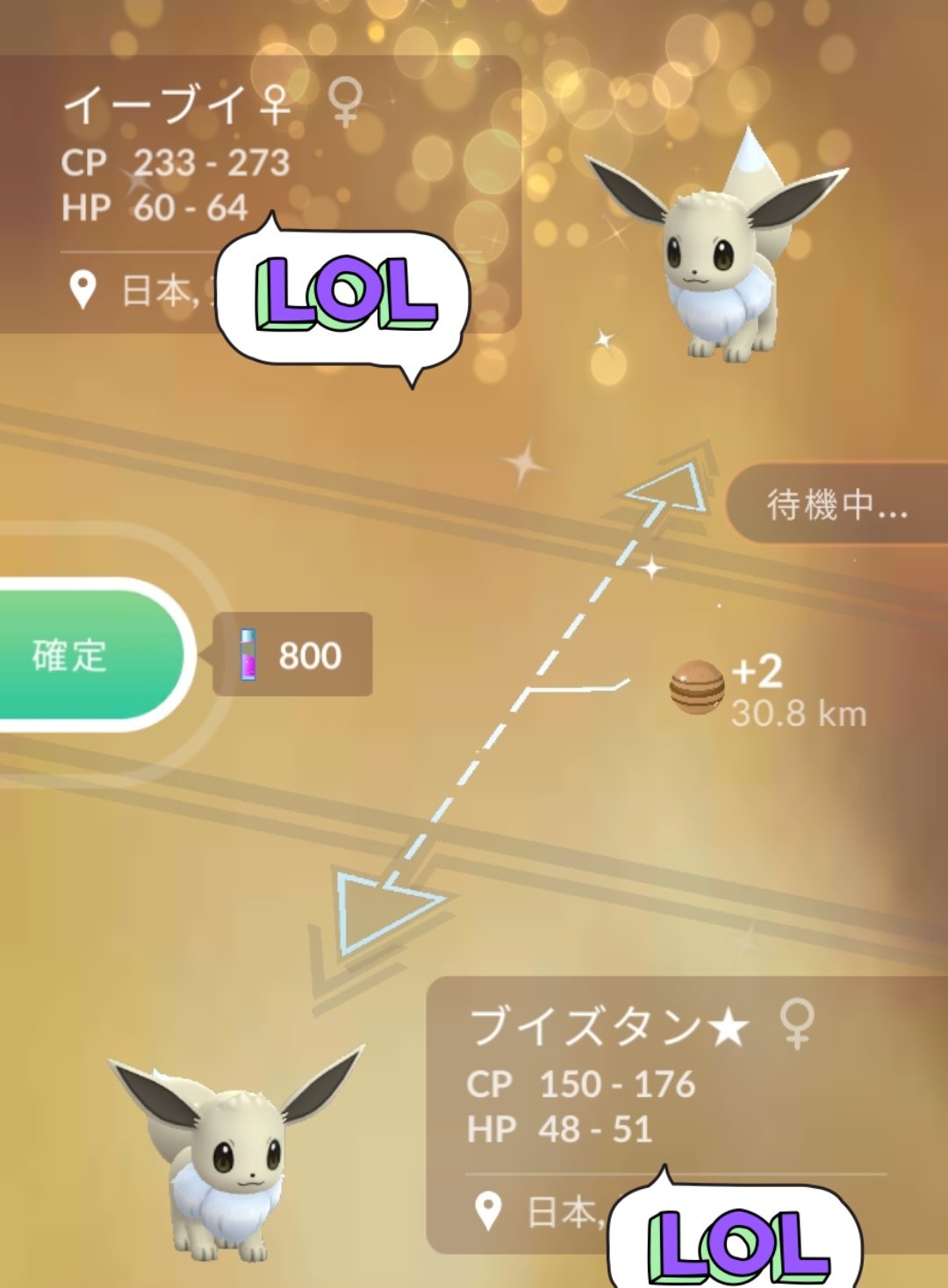 Twitter 上的 Amazinghisa 今日のポケモンgo活動1 夜中にフレンドさんと色違いイーブイ 同士の交換 かなり良い個体来た ノ ノ シャドウポポッコも捕獲できるようです 久しぶりにエモンガと遭遇 ポケモンgo イーブイ 色違い ポポッコ エモンガ
