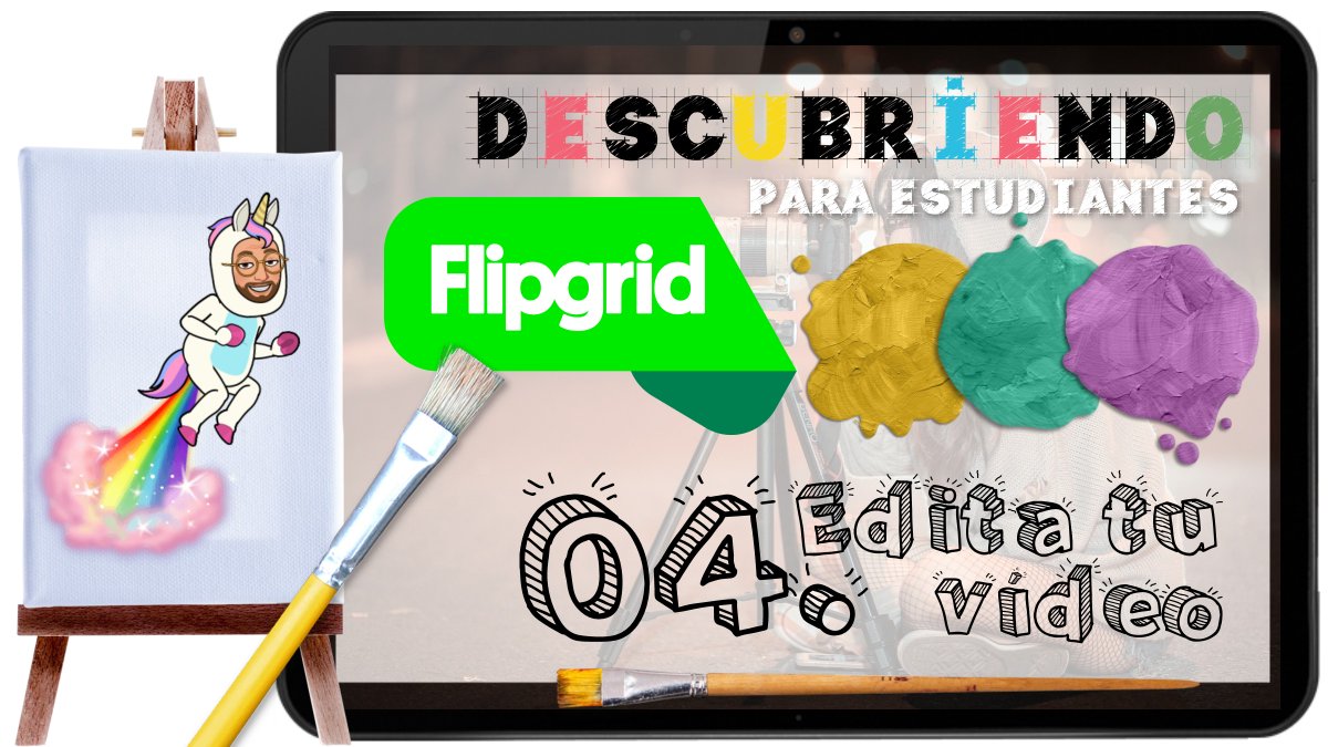 MrCuarter's tweet image. Introduce @Flipgrid a tus estudiantes con esta pequeña colección de #videotutoriales. Herramienta que permite evaluar a los estudiantes a través de un vídeo y fomentar la participación e interacción entre ellos 👉bit.ly/34HK793 👋