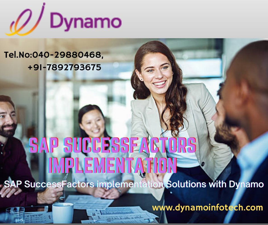 Dynamoinfotech1's tweet photo. Our #Dynamoinfotech provides the best #sapsuccessfactors implementation services like #hxmsuite, #CoreHR, #talentsolutions and #analytics across the India. 
Visit Us: https://t.co/xg3gCsSUHN

#SAP #sapimplementation #s4hana https://t.co/ZgcAi6k6Uy