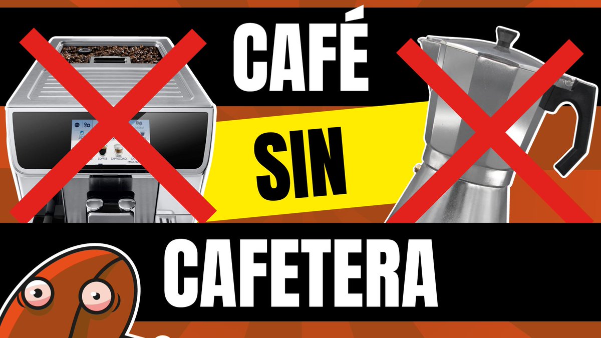 Cafeynaclub's tweet photo. ¿Sabes hacer café sin cafetera? ¿Y sin café? 😱 Bueno, sin café aún no se puede hacer café, pero sin cafetera sí.

¿Quieres saber cómo? Esta tarde te lo explicamos todo a las 16:00 en https://t.co/KWVL90omch 👈👈 https://t.co/WMWLsQcILa