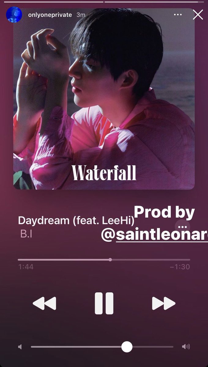 JungJaeONEPH's tweet photo. [#ONEstagram] onlyoneprivate IG story updates 

#WaterfallAlbumByBI
#ONE #JungJaewon #정제원 https://t.co/I3lXRd4QT9