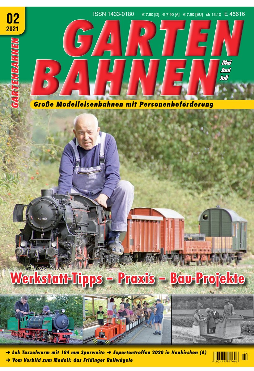 erikdezwart's tweet photo. Het Duitse tijdschrift Gartenbahnen gaat over tuinspoor met een lichte nadruk op modelspoor wat zelfs groot genoeg is om personen op te vervoeren. Lees dit boeiende tijdschrift nu op https://t.co/NltRuz3bBz! #treinen #modelspoor #24trains https://t.co/oCpCpiUpG3
