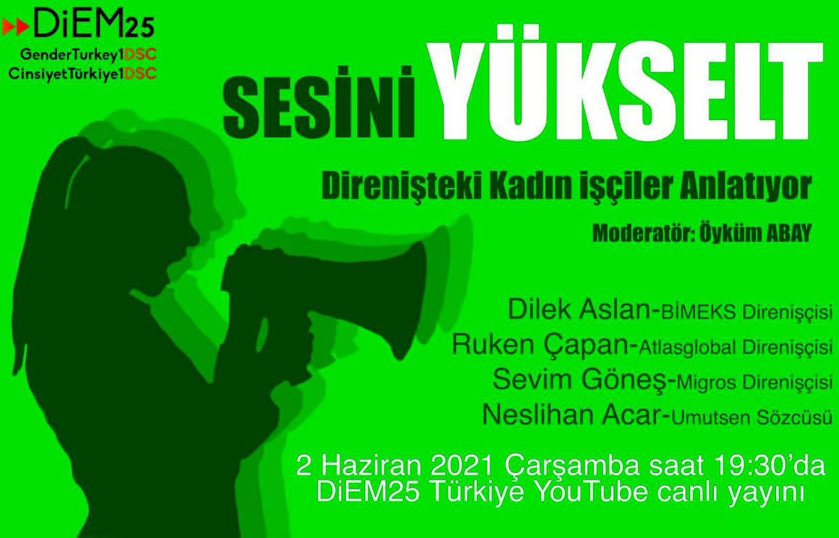DiEM25DSCZH's tweet photo. Resisting Women Workers|June 2 |19:30 @gender1dsc

The women who are part of the resistance movement in the morning will be sharing their story with us, right before they start their night shift. 
Make their voices louder and our solidarity stronger. 
👉🏾https://t.co/CGzZVg0iRf https://t.co/WMG5NMWkOa