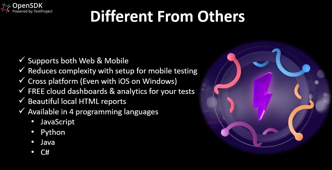 MeitalMatsafi's tweet image. ⚫ Many friends reached out to me asking for dedicated sessions in various TestProject aspects, SO we've delivered: tricentis.zoom.us/webinar/regist… 🎯 Starting in 90 mins, and this time it's all about #OpenSDK 👩💻 Here is a sneak peek of what's planned for you 😉
#testautomation #Training