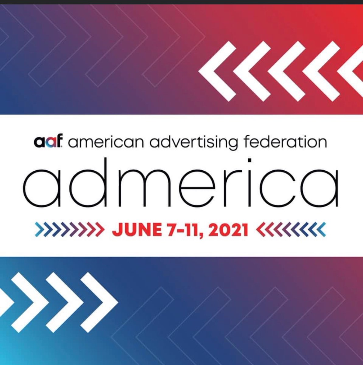 Have you signed up for ADMerica? The AAF’s national conference serves to connect our entire grassroots network of members through networking, education and professional development. Don’t miss the virtual conference next week, June 7-11. Register TODAY! 

aaf.org/Public/Events/….