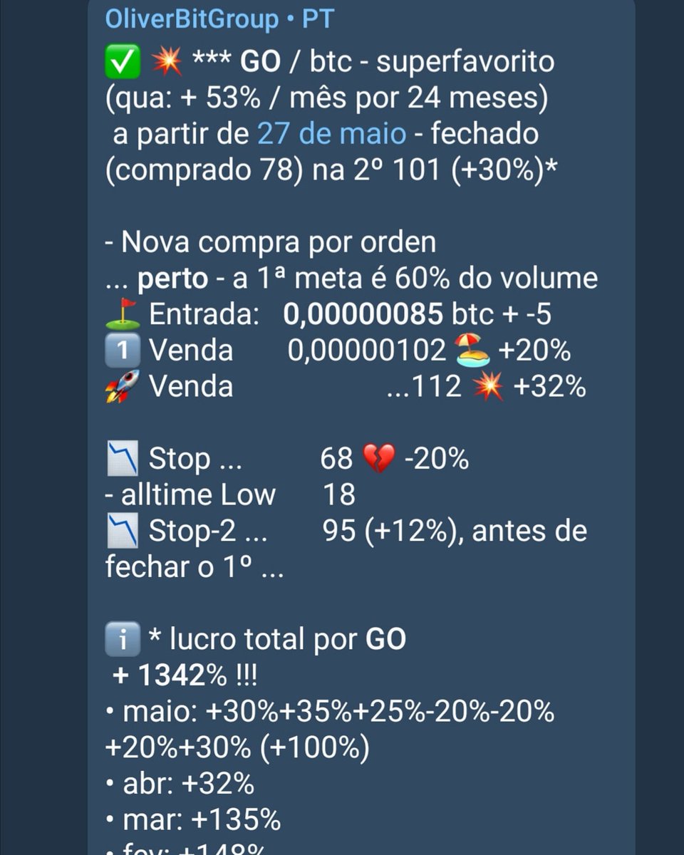 OliverBit_PT's tweet photo. 🔰 GO +30%, nova entrada 0.0...85 btc - cerca - https://t.co/gZqDqReSoe

🔰OliverBitGroup PT
#olbitx #oliverbitgrouppt #trading #signals #btc #cripto #Alts #altcoins https://t.co/G5pS8w9Bba