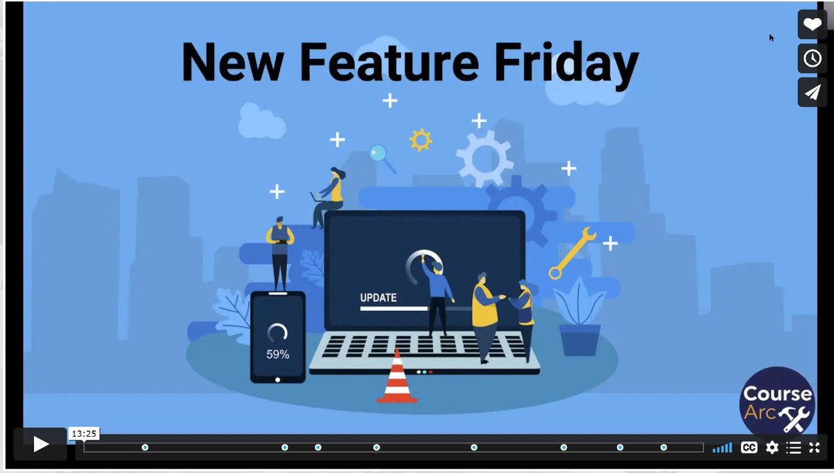 CourseArc tweet media