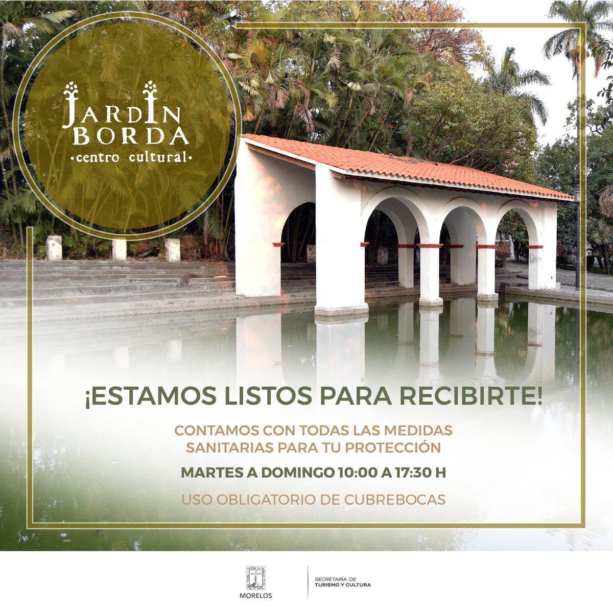 Cultura_Morelos's tweet photo. ¡ESTAMOS LISTOS PARA RECIBIRTE! #Morelos 

Ven y conoce los lugares históricos más emblemáticos que enorgullece al Centro Histórico de #Cuernavaca. 

Contamos con todas las medidas sanitarias para tu protección. https://t.co/jQWF23gdYn