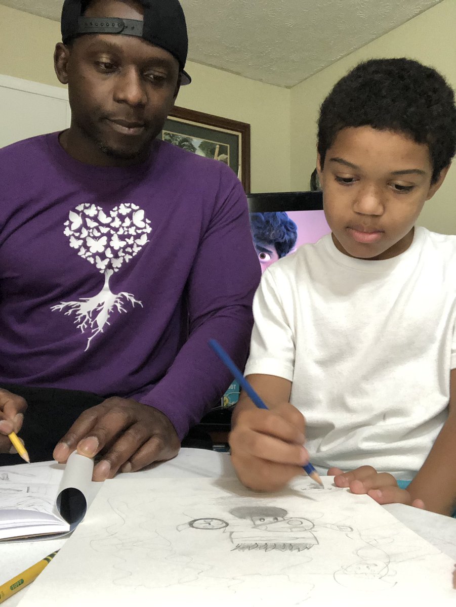 ArtByLevar's tweet photo. Our 1st “Uncle Summer Art Camp” is happening NOW!! Food, Fun and Artivities!!! #unclebolo #unclemario @8robinsons #artbylevar #ad #1stofJune #ArtistOnTwitter #mrrobinsonrocks #Summer2021 #levarrobinson #unclesummerartcamp #summercamp https://t.co/PPQsYQE98W