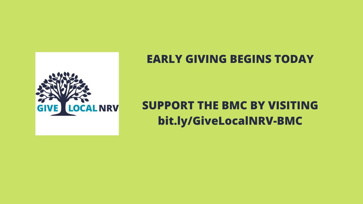BMCsingers's tweet photo. Early giving for Give Local NRV starts TODAY, June 1st, 2021. Support the Blacksburg Master Chorale by visiting https://t.co/YTRdFtPflQ and donating today. Gifts of any amount will help support the BMC in debuting "Mosaic for Earth" next season! @CFNRV 

#singing #choralmusic https://t.co/qJRn6kGhSq