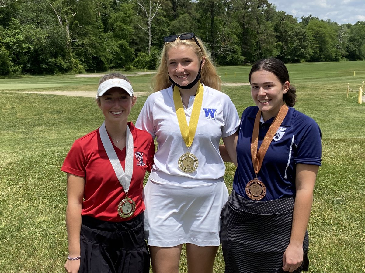 Congratulations to our female TCC Golf Showcase Champions... 1st - Rileigh Leighton, Williamstown 2nd - Hailey Ambros, Kingsway 3rd - Deryn Bullock, GCIT