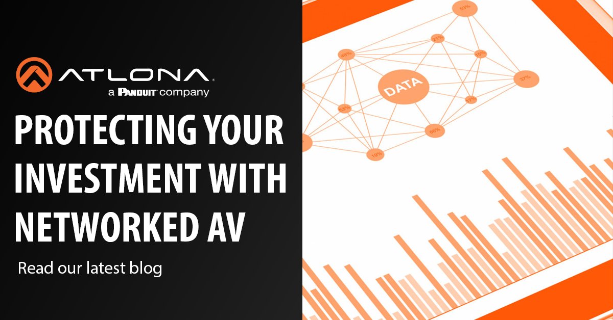 Atlona's tweet image. How can we design spaces that meet the needs of today, while maintaining enough flexibility to address the needs of tomorrow?

Learn how investments can be protected with networked AV with our blog article: bit.ly/3vIcKiy

#presentationsystems #AVTweeps #proAV #AVNews