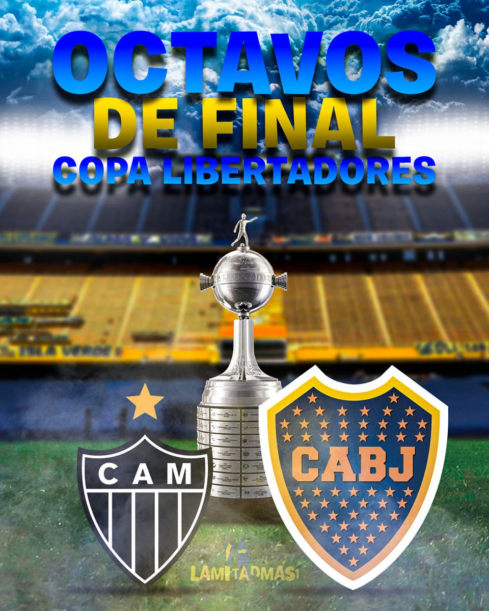 Lamitadmas1 Boca Juniors V Twitter Copa Libertadores Octavos De Final Atletico Mineiro Vs Boca Juniors Los Partidos De Ida Seran Entre El Martes 13 Y El Jueves 15