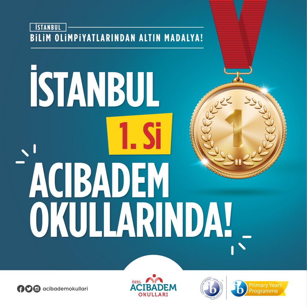 İstanbul Bilim Olimpiyatları yarışmasında okulumuzu temsil eden Mustafa Dortluoğlu öğrencimiz, İSBO final sınavında İstanbul 1.’si olarak altın madalya almaya hak kazanmıştır. Öğrencimizi tebrik eder, başarılarının devamını dileriz.