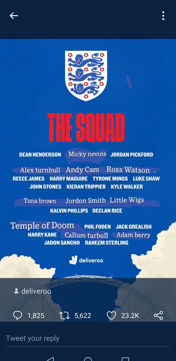 it's coming home lads!!!! Have faith some decent talent on show here #upthelon