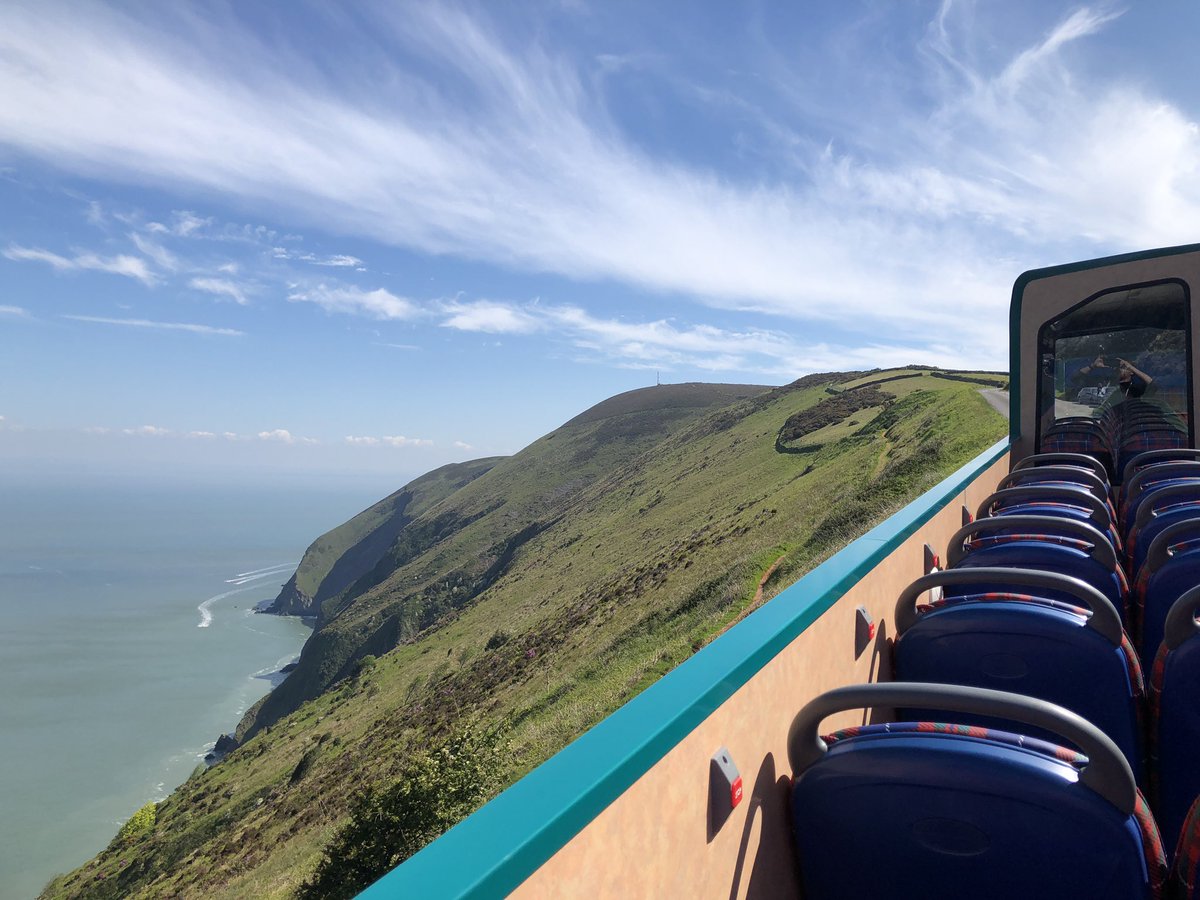 Not one but two great new #bus routes along the #Exmoor Coast this year - the 300 Service from Ilfracombe and Combe Martin to Lynmouth and the Exmoor Coaster open top service from Watchet and Minehead to Lynmouth. Avoid parking congestion and enjoy some of the best views around.