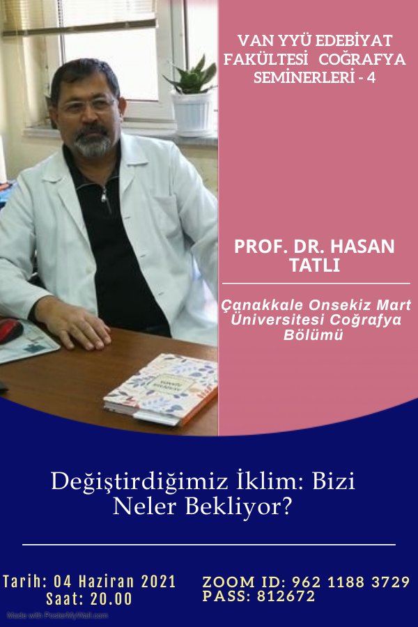 Bu cuma ÇOMÜ'den Prof. Dr. Hasan Tatlı hocamızı ağırlayacağız. İlgili olanları bekleriz.