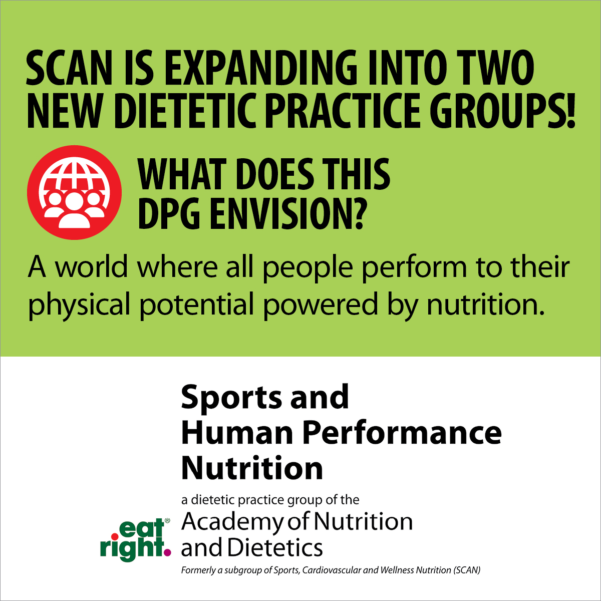 SCAN Nutrition DPG tweet media