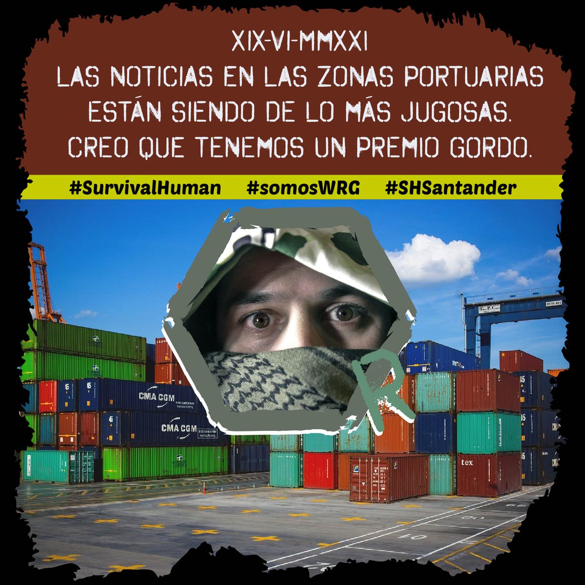 SurvivalZombie's tweet photo. Acabamos de recibir tres testimonios o tres mensajes de tres identidades distintas que posiblemente estén vinculadas con lo que se está cociendo para el día 19 en #SHSantander. 

¿Qué le preguntaríais a estos personajes?

#SurvivalHuman 19.06.2021 https://t.co/IssYwY9gmq