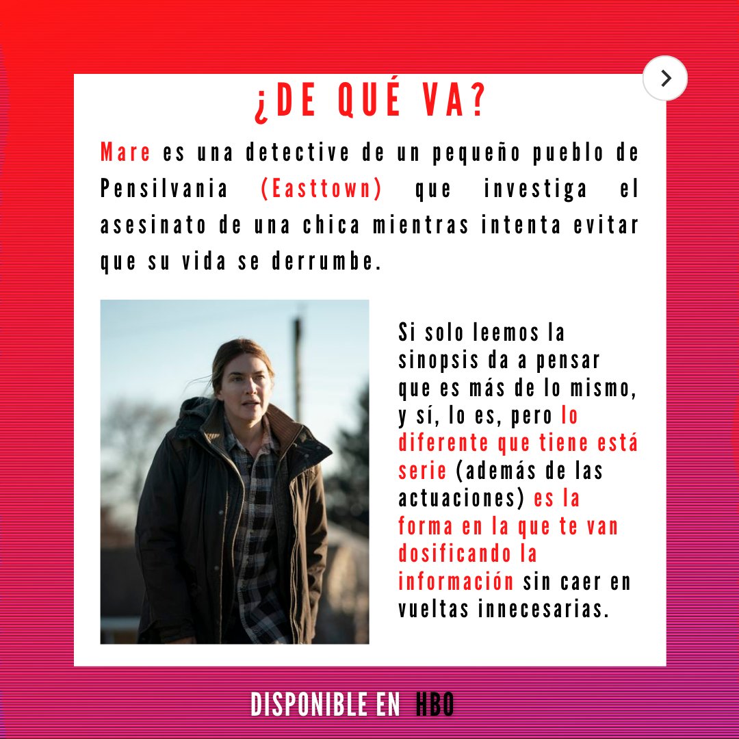 JabesSpeech's tweet photo. 📢 El domingo pasado fue el final de la miniserie #MareOfEasttown así que les dejo mi review.

🤔 Y si la vieron, me gustaría saber a quién consideran que merece una nominación/premio además de #KateWinslet https://t.co/sF7pD0bTvK