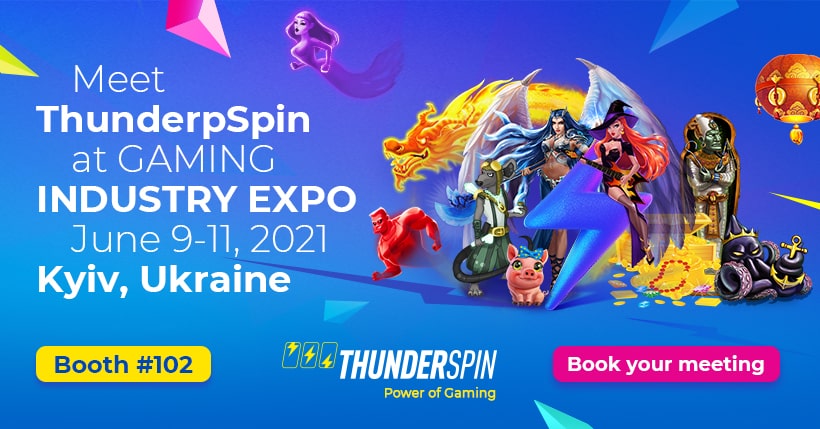ThunderSpin_'s tweet photo. ⚡⚡⚡ThunderSpin to showcase exclusive 🎰 slots at Gaming Industry Expo in Kyiv, Ukraine 🇺🇦 (June 9-11, 2021). 😎 Details: https://t.co/UGkwU874ct
#ThunderSpin #eiexpoExhibitors https://t.co/if6a0rOJwD