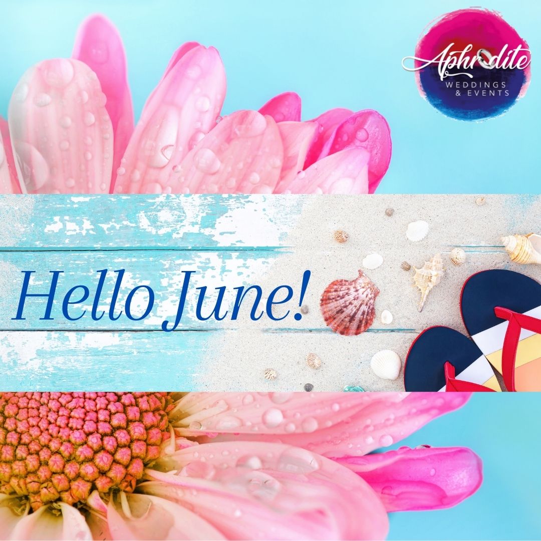 Wow how did it become June already. I have to say I am loving the sun shining and that summer is almost upon us. Happy June and hoping to more summer weddings going ahead 🌞.
#hellojune  #June1st  #June2021  #SummerVibes  #Summer2021 #SummerWeddings