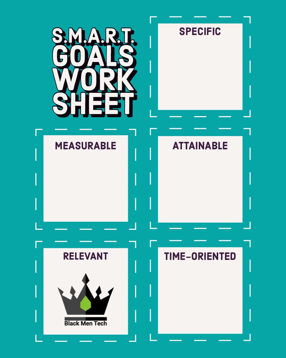 TechRoyaltyPOD's tweet image. #BlackMen what are your SMART goals for this month? #BlkMenTech #blackintech #blacktechsmatter #blackownedbusiness #blackexcellence #blackman #tech #BlackTechTwitter #BlackWallStreet #BlackTwitter